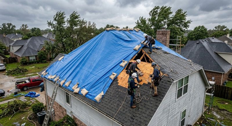 Roof Damage Restoration in Lemont, IL