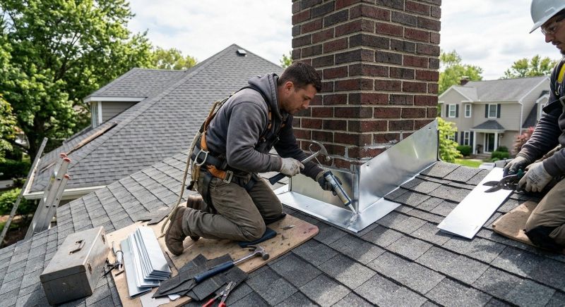 Roof Flashing Installation in Berwyn, IL