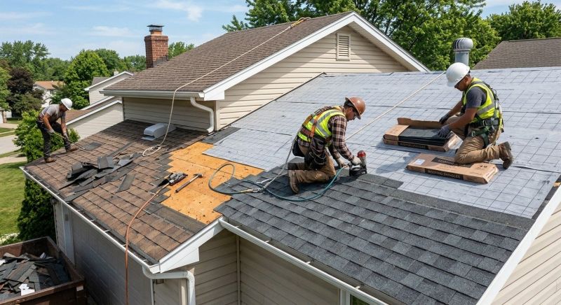 Roof Shingle Replacement in Cook County, IL