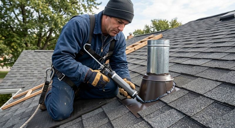 Roof Vent Flashing Repair in Cook County, IL