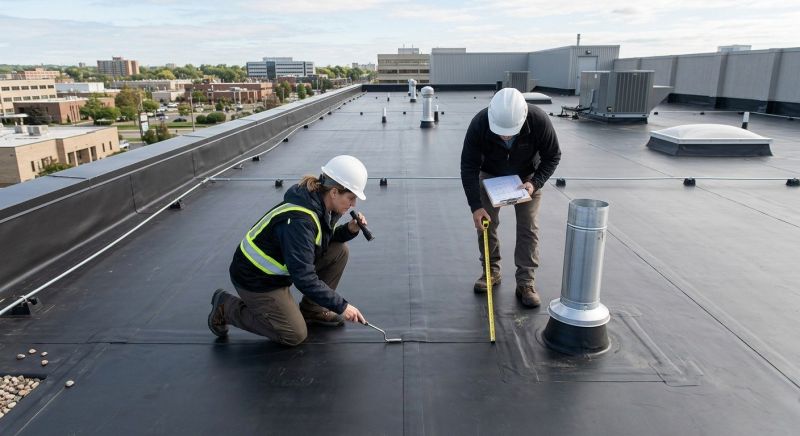 Rubber Roof Inspection in Cook County, IL