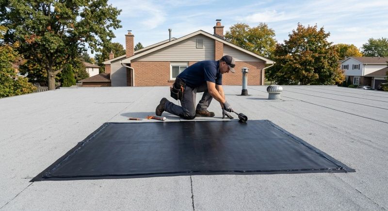 Rubber Roof Repair in Harvey, IL