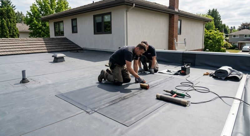 Rubber Roof Repair in Itasca, IL