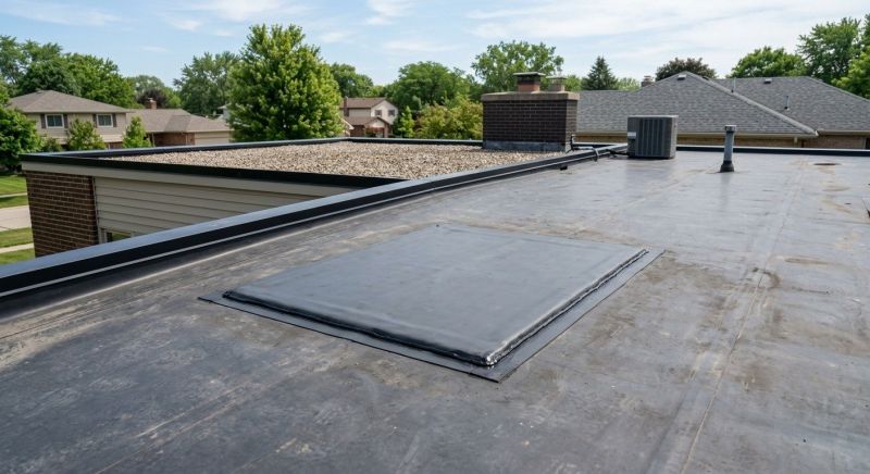Rubber Roof Repair in Midlothian, IL