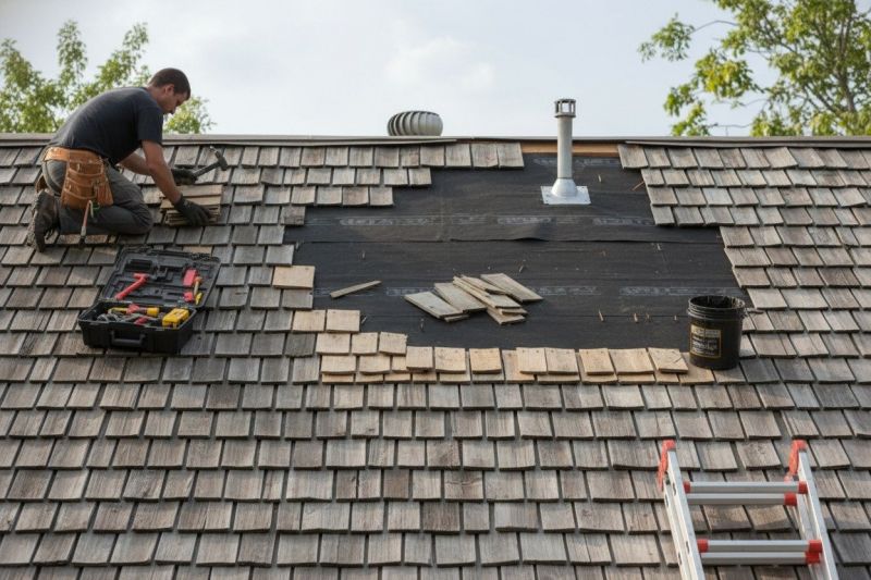 Shake Shingle Repair in Chicago, IL