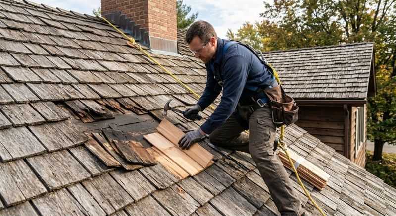 Shake Shingle Repair in Frankfort, IL