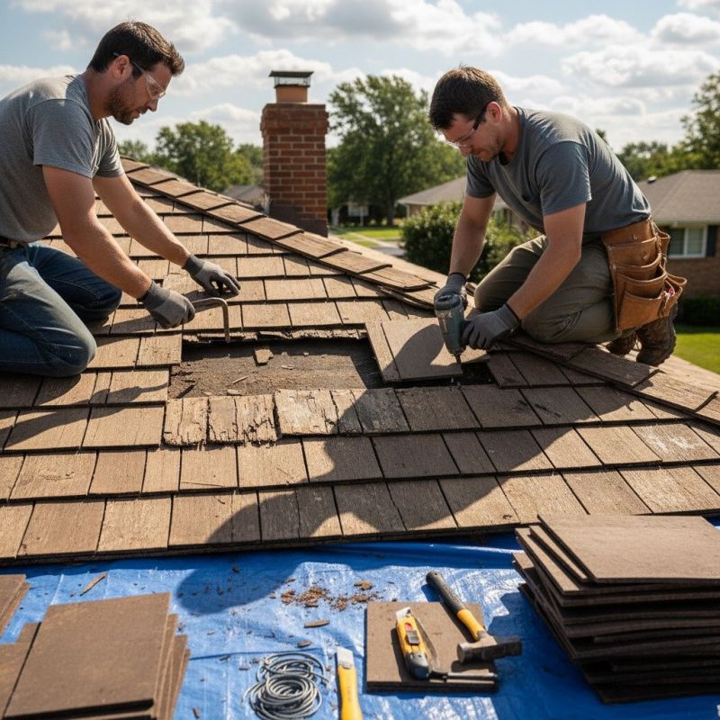 Shake Shingle Repair in Highland, IN