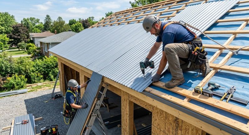 Sheet Roofing Installation in Dyer, IN