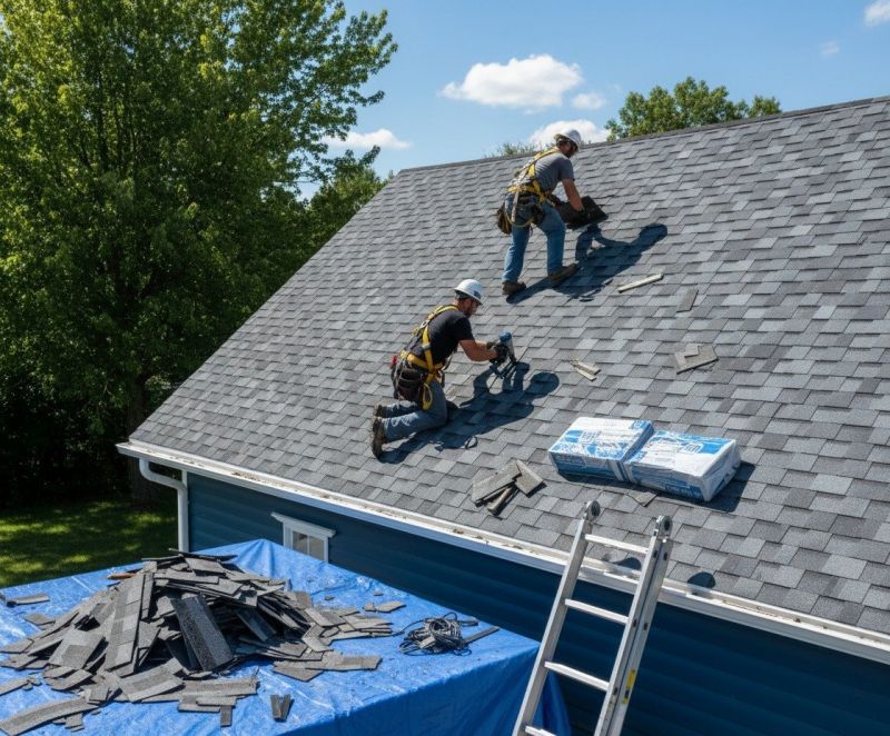 Shingle Roof Replacement in Gary, IN