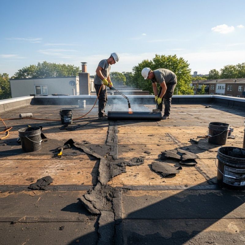 Single Ply Roof Repair in La Grange, IL