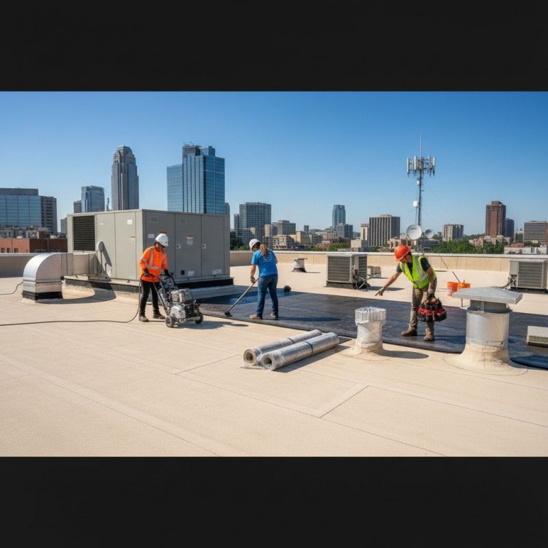 Single Ply Roof Repair in Whiting, IN