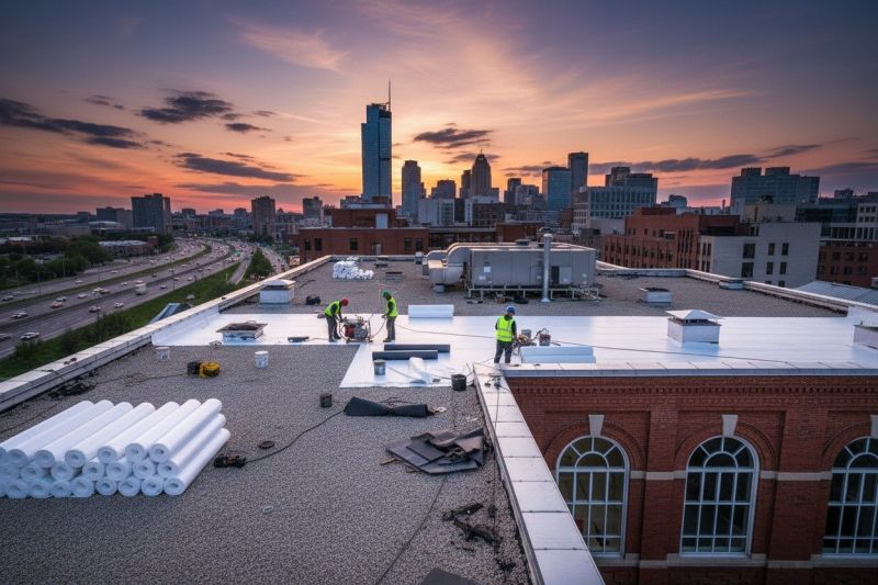Single Ply Roof Replacement in Villa Park, IL
