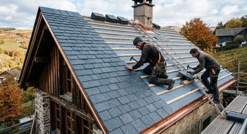 Slate Roof Construction in Evergreen Park, IL