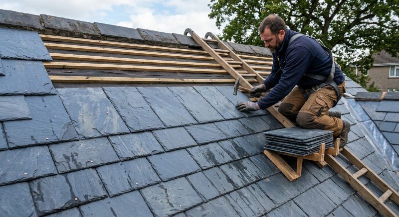 Slate Roof Construction in Itasca, IL