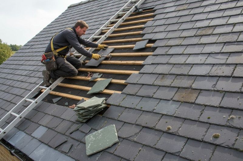 Slate Roof Repair in Lemont, IL
