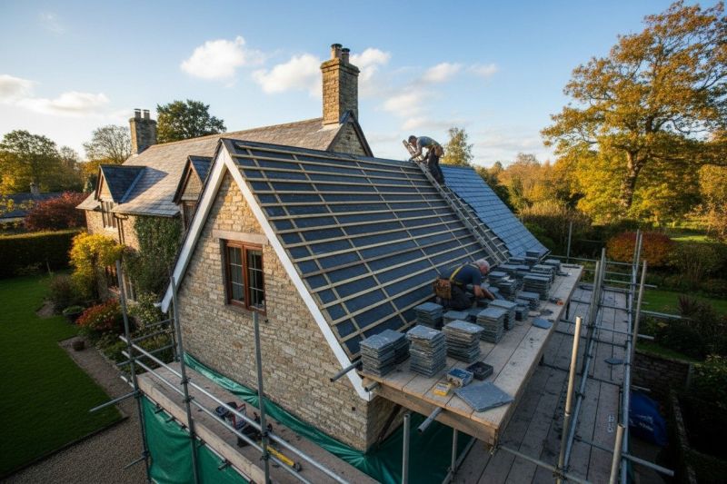 Slate Roof Replacement in Medinah, IL