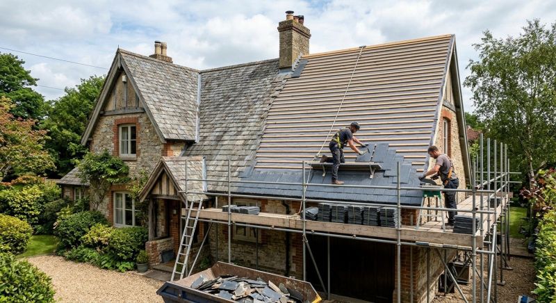 Slate Roof Replacement in Munster, IN