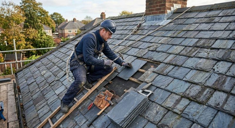 Slate Shingles Repair in Evergreen Park, IL