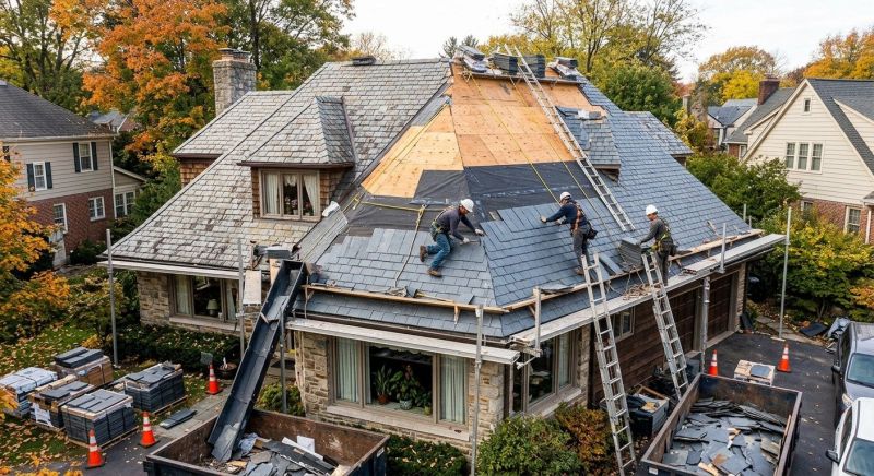 Slate Shingles Repair in Glenview, IL