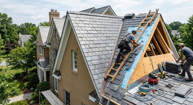 Slate Shingles Repair in Hillside, IL