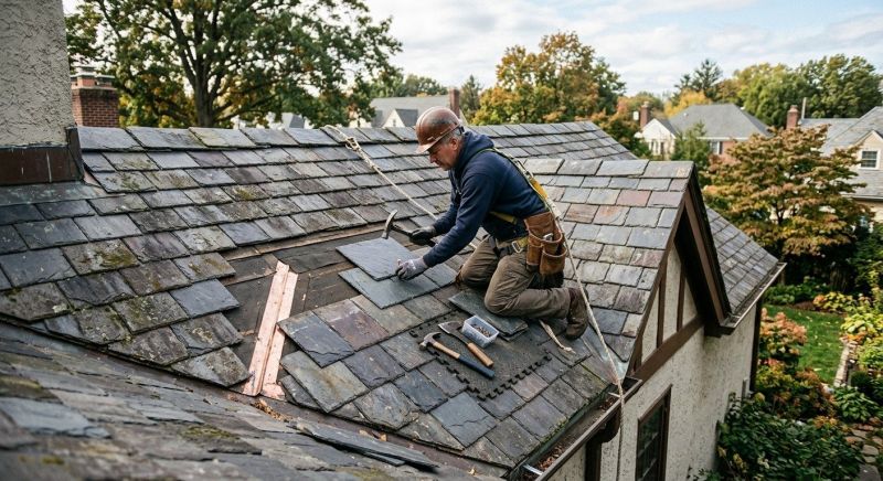 Slate Shingles Repair in Hillside, IL