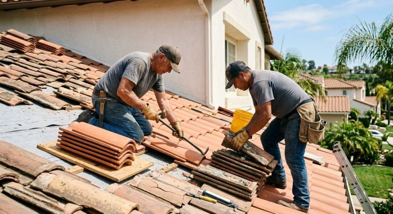 Spanish Tile Roof Repair in Cook County, IL