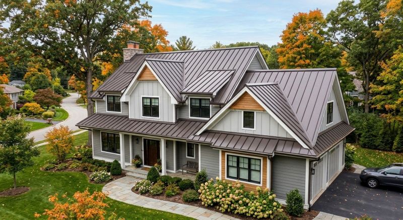 Steel Roof Replacement in Chicago Ridge, IL