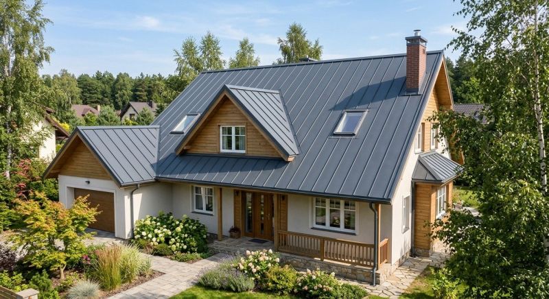 Steel Roof Replacement in Crete, IL