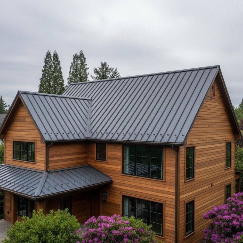 Steel Roof Replacement in Glencoe, IL