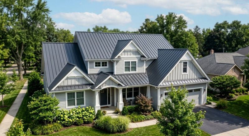 Steel Roof Replacement in Lincolnwood, IL