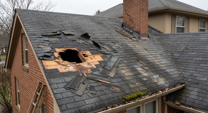 Storm Damage Roof Repair in Lombard, IL