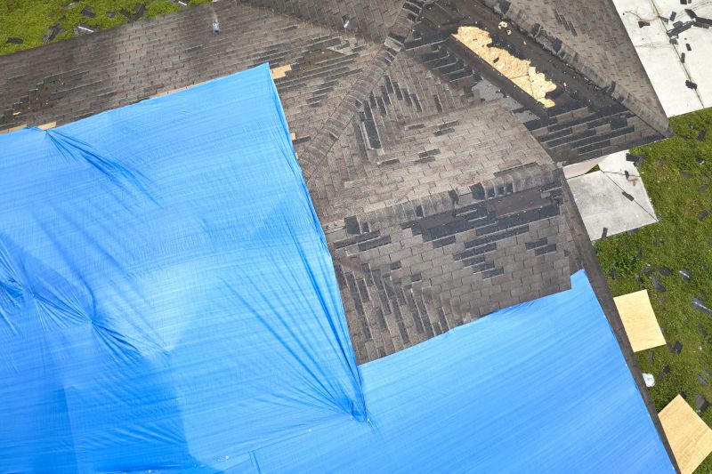 Storm Damage Roof Tarping in Cook County, IL