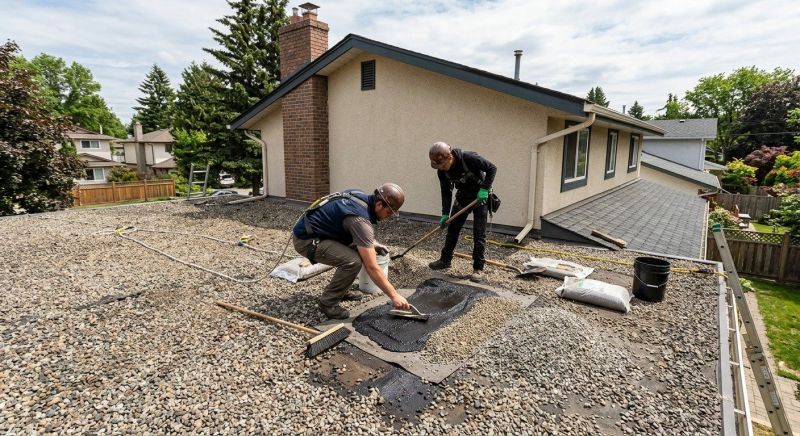 Tar And Gravel Roof Repair in Elmwood Park, IL