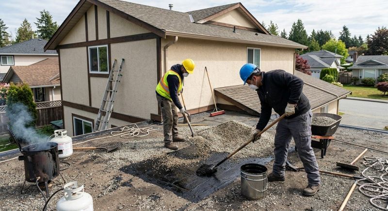 Tar And Gravel Roof Repair in Glen Ellyn, IL