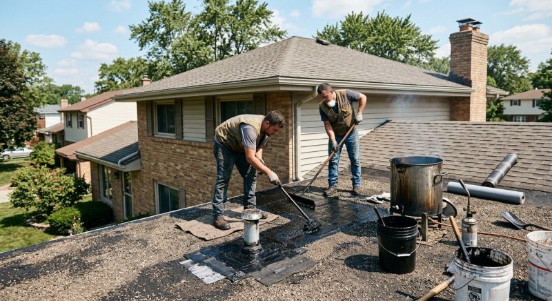 Tar Roof Repair in Whiting, IN