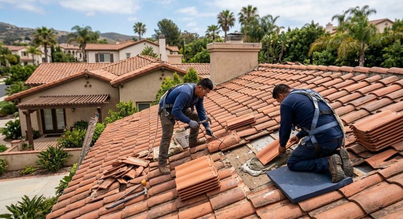 Tile Roof Repair in Hickory Hills, IL