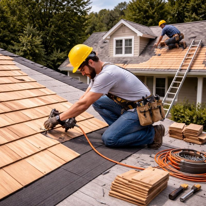 Wood Roofing Installation in Alsip, IL