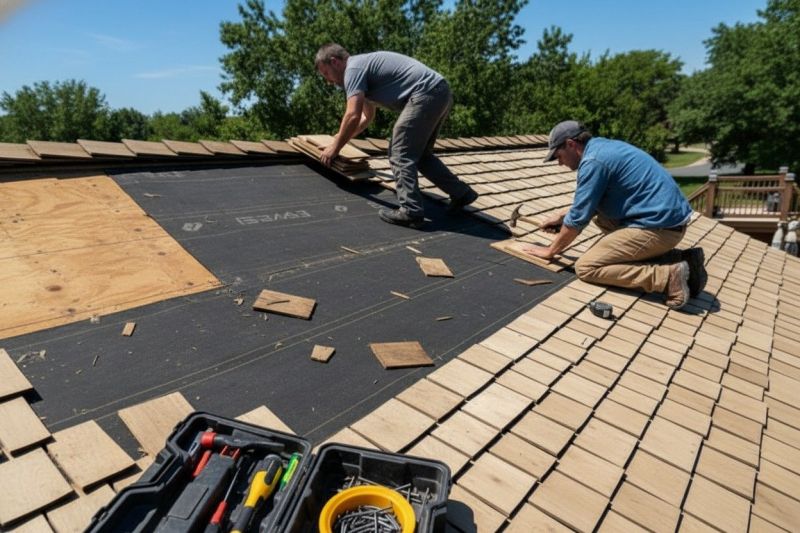 Wood Shake Roof Repair in Evergreen Park, IL