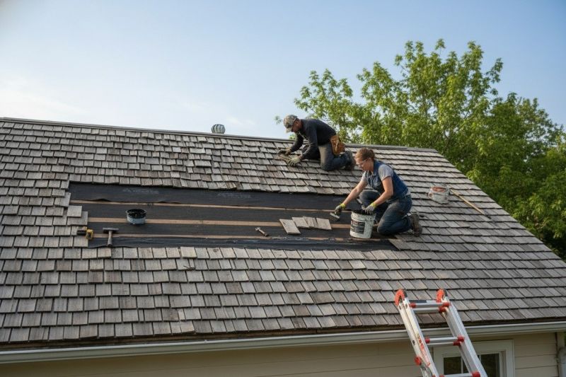 Wood Shake Roof Repair in Forest Park, IL
