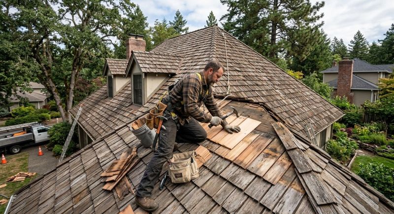 Wood Shake Roof Repair in Lockport, IL