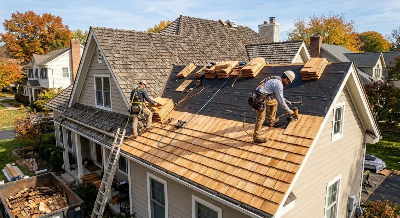 Wood Shake Roof Replacement in Alsip, IL