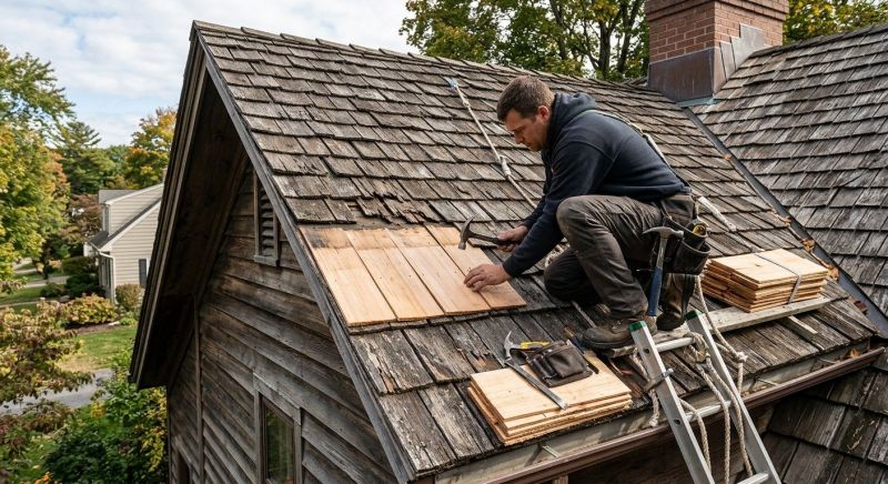 Wood Shingles Repair in Elk Grove Village, IL